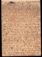 Karta pocztowa Ireny Kwiatkowskiej do męża Kazimierza Kwiatkowskiego, jeńca obozu w Starobielsku, z 22 maja 1940 r. APŁ, Sąd Grodzki w Łodzi, sygn. 4451.