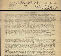 1982 r., Ocena nieoficjalnych manifestacji i oficjalnych obchod&oacute;w trzeciomajowych w okresie stanu wojennego  Komitet Ł&oacute;dzki Polskiej Zjednoczonej Partii Robotniczej, sygn. 1457