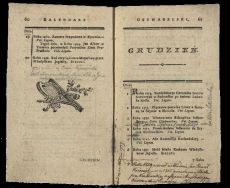 Kalendarz obywatelski  Proweniencja: Biblioteka Szkoły Handlowej Kupiectwa Ł&oacute;dzkiego, 64 s. Sygn. 288/starodruki