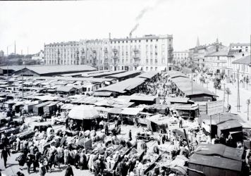 (1931) Plac Leonarda Archiwum Państwowe w Łodzi, Archiwum Włodzimierza Pfeiffera (księgarza i fotografa ł&oacute;dzkiego), sygn. 338