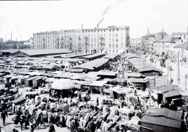 (1931) Plac Leonarda Archiwum Państwowe w Łodzi, Archiwum Włodzimierza Pfeiffera (księgarza i fotografa ł&oacute;dzkiego), sygn. 338