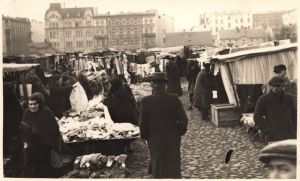 Widok od ulicy Wodnej Archiwum Państwowe w Łodzi, Zbi&oacute;r ikonograficzny, sygn. Ł-I 3/16