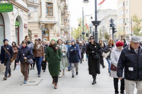 Spacer śladami pierwszych obchod&oacute;w 11 listopada w Łodzi, fot. Konrad Sosnowski.