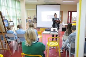 Zajęcia dla uczni&oacute;w Szkoły Podstawowej nr 1 w Brzezinach, fot. Albert Jaworski.