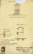 Plan kinematografu założonego na wolnym powietrzu w parku Helen&oacute;w (1913 r.) Archiwum Państwowe w Łodzi, Rząd Gubernialny Piotrkowski, Wydział Administracyjny, sygn. 11189