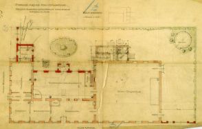 Projekt pierwszego Miejskiego Kina Oświatowego (1924 r.) Archiwum Państwowe w Łodzi, Akta miasta Łodzi, sygn. 17044