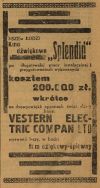 Reklama prasowa dotycząca premiery w pierwszym dźwiękowym kinie w Łodzi - Splendid (1929 r.) Rozw&oacute;j