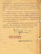 Dokument dotyczący odwołania od decyzji upaństwowienia kina 