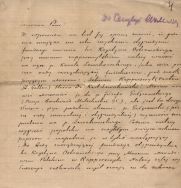 Stefan Żeromski. List do Cecylii Walewskiej - strona 1