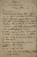 Teodor Jeske-Choiński. List do Kazimierza Bartoszewicza, 1884 r. - strona 1