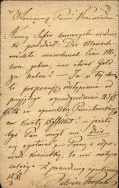 Juliusz Kossak. List do Kazimierza Bartoszewicza, 1887 r.