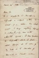 Karol Darwin. List do nieznanej osoby, 1880 r. - strona 1