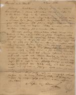 Joachim Lelewel. List do Aleksandra Smolikowskiego, 1838 r.