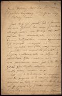 Adam Naruszewicz. List do ks. Adama Czartoryskiego, 1791 r. - strona 1