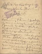 Kazimierz Przerwa-Tetmajer. List do Magistratu m. Łodzi, 1927 r. - strona 1