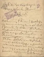 Kazimierz Przerwa-Tetmajer. List do Magistratu m. Łodzi, 1927 r. - strona 1