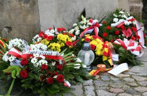 Uroczystość upamiętniająca Polak&oacute;w ratujących Żyd&oacute;w w czasie II wojny światowej, fot. Agata Cuper