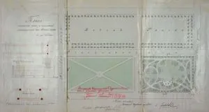 Plan parku Źr&oacute;dliska, 1904-1906 r. [Rząd Gubernialny Piotrkowski, Wydział Administracyjny, sygn. 3347]