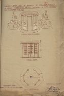 Park im. Poniatowskiego. Pawilon, 1935 r. [Akta m. Łodzi, sygn. 23284]