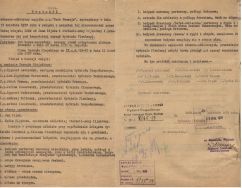 Park im. Słowackiego. Protok&oacute;ł zdawczo-odbiorczy majątku parku w związku z nabyciem tej nieruchomości przez Gminę Miejską, 1939 r. [Akta m. Łodzi, sygn. 23282]
