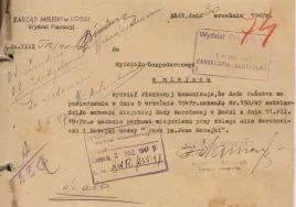 Park im. Matejki. Zatwierdzenia nadania nazwy parkowi miejskiemu, 1947 r. [Miejska Rada Narodowa i Zarząd Miejski w Łodzi, Wydział Plantacji, sygn. 26]