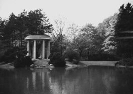 Park im. Poniatowskiego. Fragment parku, 1960 r. [Zbi&oacute;r ikonograficzny Archiwum Państwowego w Łodzi, sygn. Ł-I 22/43]