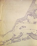 Park 1-go Maja. Projekt kąpieliska w parku, 1944 r. (1) [Zbi&oacute;r kartograficzny Archiwum Państwowego w Łodzi, sygn. 98/6]