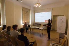 Zajęcia dla student&oacute;w Politechniki Ł&oacute;dzkiej, fot. Agata Cuper.