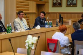 Inauguracyjne posiedzenie Rady Partner&oacute;w Wydziału Filozoficzno-Historycznego UŁ, fot. Albert Jaworski.