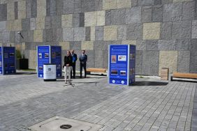 Wystawa &bdquo;Nurtem Ł&oacute;dki. 60 przystank&oacute;w dziejowych z 600-letniej historii miasta&rdquo; prezentowana w Krakowie, fot. W. Kowaluk.