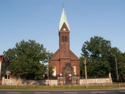 Kości&oacute;ł rzymskokatolicki pod wezwaniem św. Anny, dawniej filia parafii Podwyższenia Świętego Krzyża - ul. Śmigłego-Rydza 24/26 (dawniej: Wandy 1)