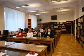 Uroczystość rozdania nagr&oacute;d finalistom eliminacji okręgowych V edycji Olimpiady Historycznej Junior&oacute;w, fot. A. Kaniewska