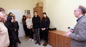 Wycieczka student&oacute;w Historii Sztuki w APŁ. Fot. Piotr Sikora.