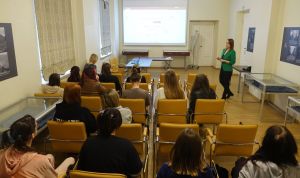 Zajęcia dla student&oacute;w filologii polskiej w APŁ, fot. M. Dybalski.