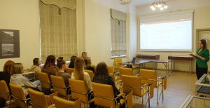 Zajęcia dla student&oacute;w filologii polskiej w APŁ, fot. M. Dybalski.