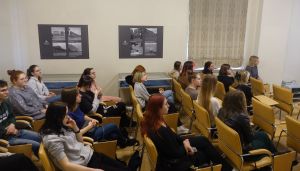 Zajęcia dla student&oacute;w filologii polskiej w APŁ, fot. M. Dybalski.