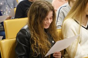 Zajęcia dla student&oacute;w filologii polskiej w APŁ, fot. M. Dybalski.