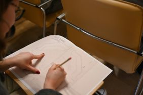 Zajęcia ze studentami planowania przestrzennego PŁ, fot. M. Dybalski.