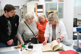 Wycieczka gości z Biblioteki Miejskiej w Łodzi 
