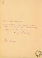 List Henryka Sienkiewicza do Marii Walewskiej, 1893 r. Archiwum Kazimierza Walewskiego z Tubądzina (Archiwum rodziny Walewskich). - List nr 2