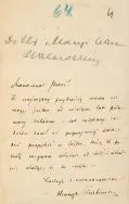 List Henryka Sienkiewicza do Marii Walewskiej, Archiwum Kazimierza Walewskiego z Tubądzina (Archiwum rodziny Walewskich). - List nr 3