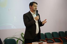 Dyrektor Archiwum Państwowego w Łodzi, mgr Bartosz G&oacute;recki, fot. M. Dybalski.