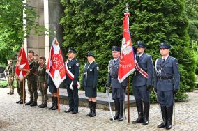 Uroczystość upamiętnienia Ofiar Niemieckich Nazistowskich Oboz&oacute;w Koncentracyjnych i Oboz&oacute;w Zagłady, fot. M. Dybalski.