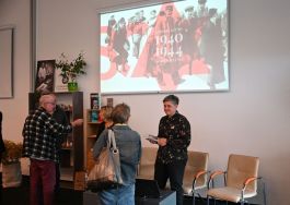 Spotkanie autorskie dotyczące publikacji &bdquo;Przełożony Starszeństwa Żyd&oacute;w w Łodzi w latach 1939-1944. Procesy archiwotw&oacute;rcze&rdquo;, fot. A. Kaniewska.