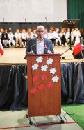 Patriotyczna uroczystość w Szkole Podstawowej im. Tadeusza Kościuszki w Szadku, fot. M. Dybalski.