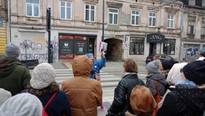 Spacer z okazji 11 listopada &bdquo;Śladami kobiet Niepodległej&rdquo;, fot. Anna Kaniewska.
