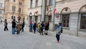 Spacer z okazji 11 listopada &bdquo;Śladami kobiet Niepodległej&rdquo;, fot. Anna Kaniewska.