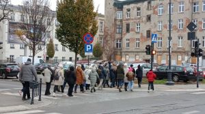 Spacer z okazji 11 listopada &bdquo;Śladami kobiet Niepodległej&rdquo;, fot. Anna Kaniewska.