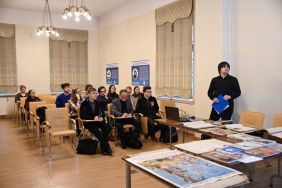 Zajęcia ze studentami UŁ, fot. A. Kaniewska.