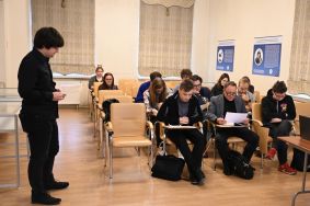 Zajęcia ze studentami UŁ, fot. A. Kaniewska.